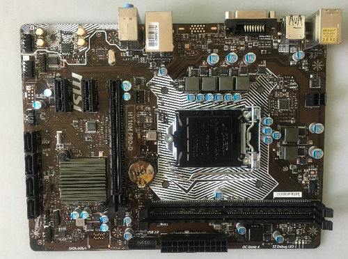 MSI H110M PRO-D LGA1151 DDR4 Desktop-Motherboard - zum Schließen ins Bild klicken