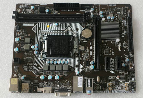 MSI H110M PRO-VH LGA1151 DDR4 VGA+DVI+HDMI Desktop-Motherboard - zum Schließen ins Bild klicken