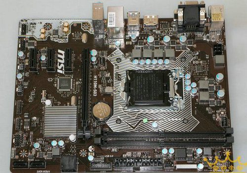 MSI H110M-S03 LGA1151 DDR4 VGA+DVI Desktop-Motherboard - zum Schließen ins Bild klicken
