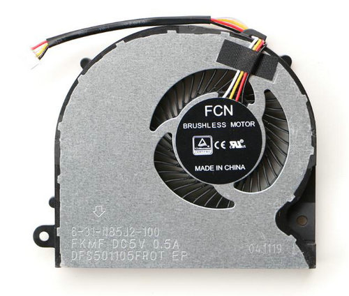 CPU-Lüfter für Clevo T6-X5 Z7M-KP5SC Z7M--KP7SC 6-31-N75W2-101