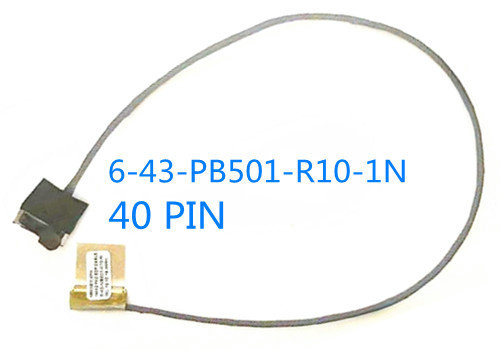 Neues LCD-Kabel 40 Pin für Clevo 6-43-PB501-R10-1N - zum Schließen ins Bild klicken