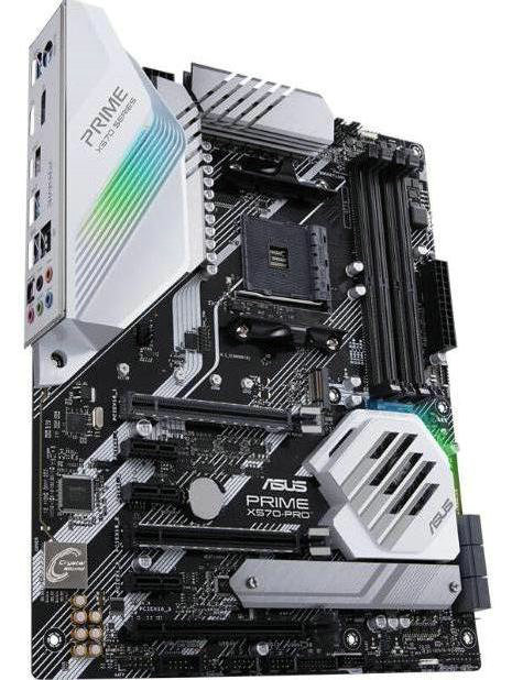 ASUS Prime X570-Pro Ryzen 3 AM4 with PCIe Gen4, Dual M.2, HDMI, SATA 6Gb/s USB 3.2 Gen 2 ATX Desktop-Motherboards - zum Schließen ins Bild klicken
