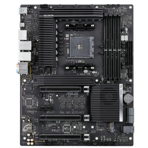 ASUS Pro WS X570-ACE AM4 ATX AMD Desktop-Motherboards - zum Schließen ins Bild klicken