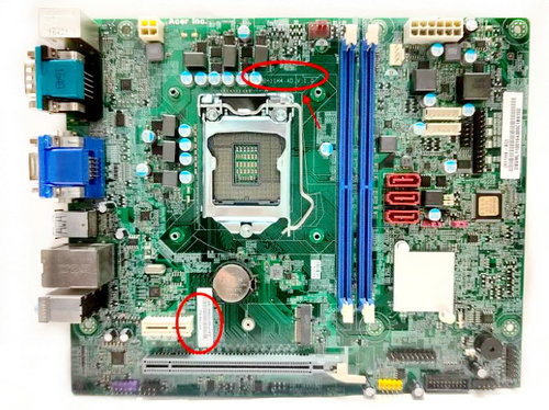 Acer X4650 540N H11H4-AD H110 DDR4 DVI+VGA Desktop-Motherboards - zum Schließen ins Bild klicken