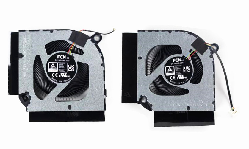 CPU+GPU-Lüfter 12V für Acer N22Q22 NS8CC19-21G11 NS8CC19-21G12