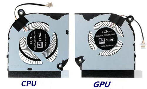 CPU+GPU-Lüfter für Acer Nitro 5 An515-56-59zq An515-56-7088 An515-56-70cw