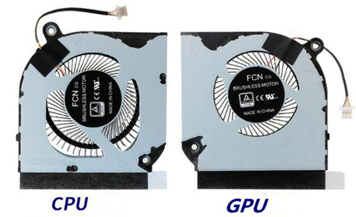 CPU+GPU-Lüfter für Acer FNHJ DFS5K223052836 FNHH DFS531005PL0T