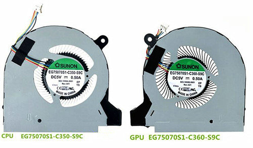 CPU+GPU-Lüfter für Acer EG75070S1-C360-S9C EG75070S1-C350-S9C