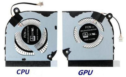CPU+GPU-Lüfter 5V für Acer Predator Helios 300 PH315-54
