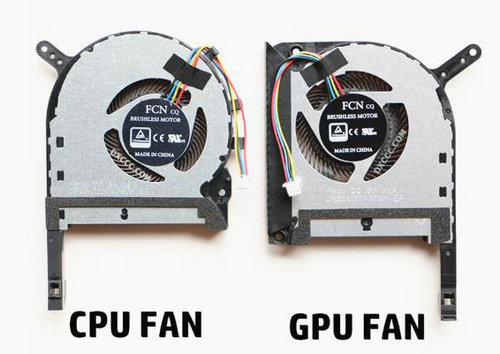 CPU+GPU-Lüfter 5V für Asus Fx705g Fx705gm