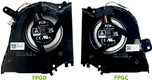CPU+GPU-Lüfter 12V für Asus DFSCK22D05883B FNGJ DFSCM22716392B FNGK