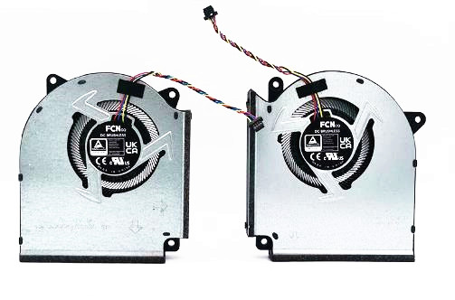 CPU+GPU-Lüfter 12V für Asus FS3M DFSCK22115181D FQ69 DFSCK22D05883C