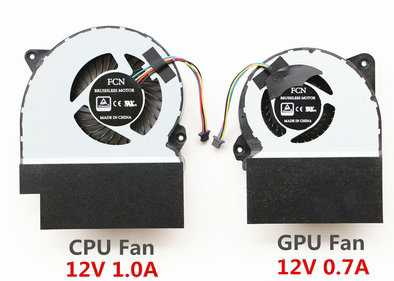 GPU+CPU-Lüfter für Asus DFS593512MN0T FK0W DFS2013124P0T FK0V