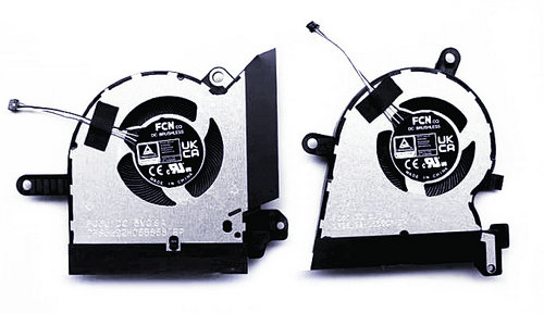 CPU+GPU-Lüfter für Asus 13NR06C0T03011 13NR06C0T04011