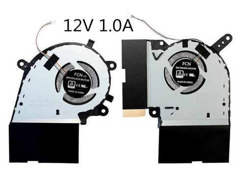 CPU+GPU-Lüfter 12V für Asus Rog Strix G17 G712lw-ev571 G712lw-ev852
