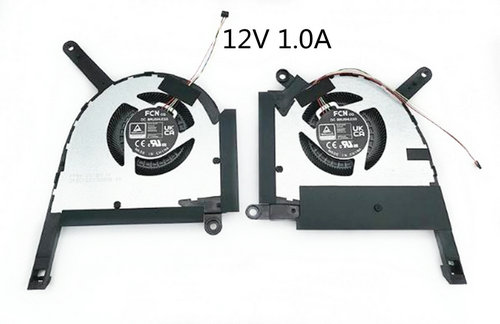 CPU+GPU-Lüfter 12V RTX3060 für Asus Tuf Gaming A17 Fa707n Fa707nu Fa707nv