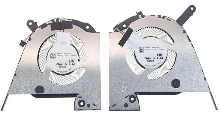 CPU+GPU-Lüfter 5V für Asus NS85C74-22B01 NS85C74-22B02