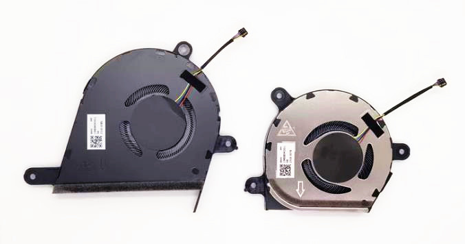 CPU+GPU-Lüfter 12V für Asus 13NB0X80M19011 13NB0X80M20011