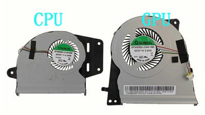 GPU+CPU-Lüfter für Asus EF40050S1-C140-S9A EF50050S1-C440-S9A
