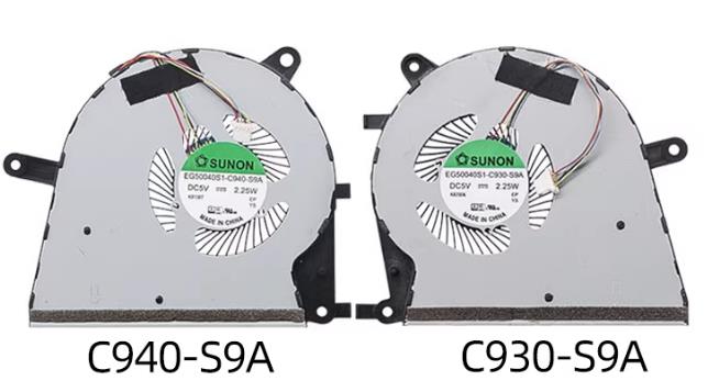 CPU+GPU-Lüfter für Asus Zenbook Ux530ux-fy021t Ux530ux-fy027t Ux530ux-fy029r