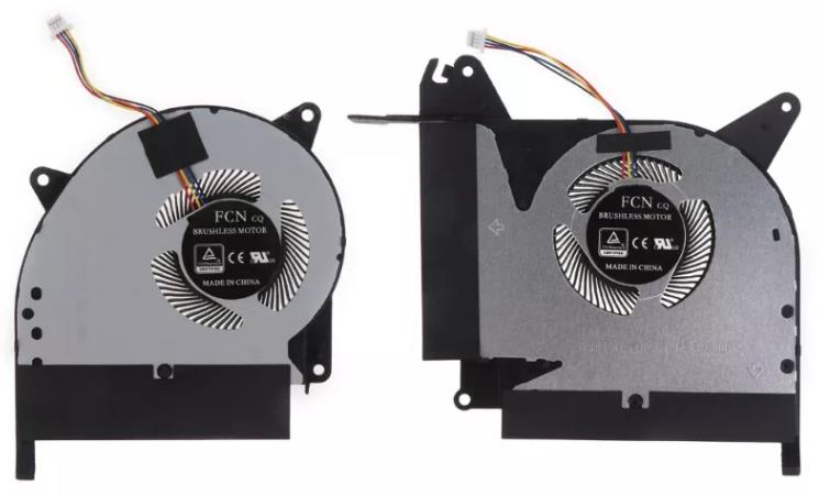 CPU+GPU-Lüfter 12V für Asus rog Strix RTX Scar II GL704 GL704G GL704GW