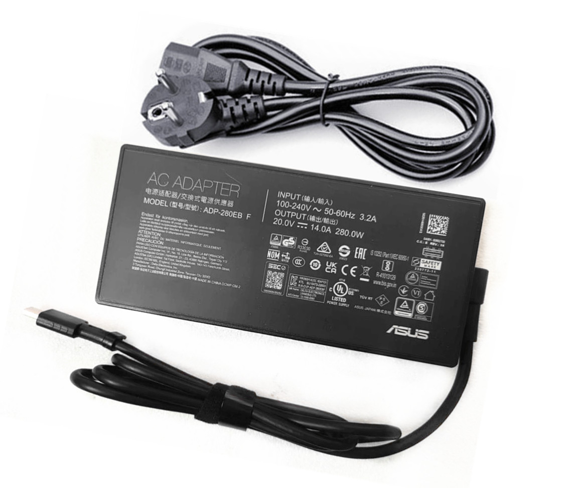 280W Rectangle Conn Netzteil für Asus Rog Strix G16 (2025) G615 G615LR-S5035W G615LR-S5038W RTX5070 280W Rectangle Conn Netzteil für Asus Rog Strix G16 (2025) G615 G615LR-S5035W G615LR-S5038W RTX5070