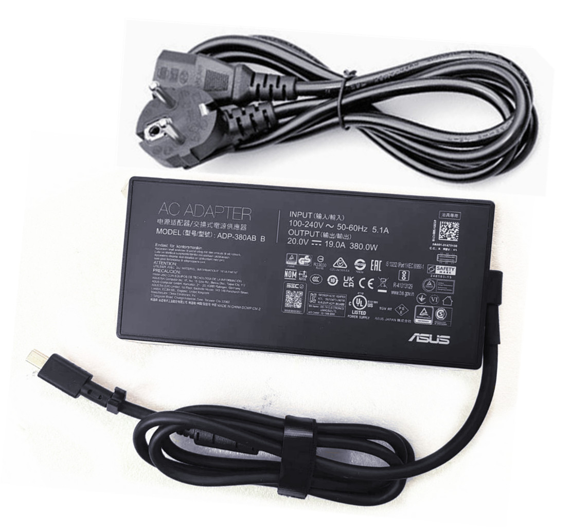 380W Rectangle Conn Netzteil für Asus Rog Strix G16 (2025) G615 G615LW-S5116W RTX5080 380W Rectangle Conn Netzteil für Asus Rog Strix G16 (2025) G615 G615LW-S5116W RTX5080