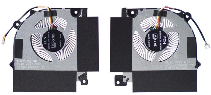 CPU+GPU-Lüfter für Clevo G9-ct7pk 6-31-PB70S-102 6-31-PB70S-202 CPU+GPU-Lüfter für Clevo G9-ct7pk 6-31-PB70S-102 6-31-PB70S-202