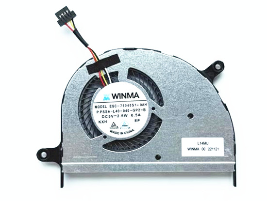 CPU-Lüfter für Clevo L140cu L140mu L140pu EGC-75040S1-0AH 6-31-L140S-102 CPU-Lüfter für Clevo L140cu L140mu L140pu EGC-75040S1-0AH 6-31-L140S-102