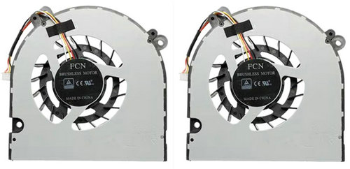 CPU+GPU-Lüfter 4-polig für Clevo N957 N957kp6 N957tc N957td N957tp N957tp6