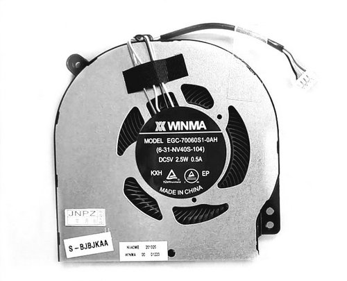 CPU-Lüfter für Clevo 6-31-NV40S-102 6-31-NV40S-104 EGC-70060S1-0AH