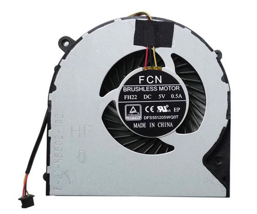 GPU-Lüfter für Clevo N150RD SMART7 ML512 6-31-N5502-102
