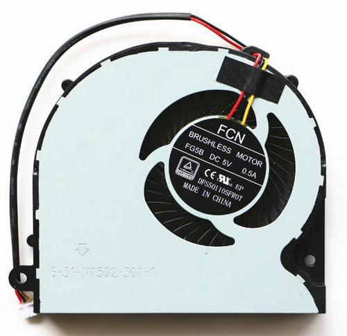 CPU-Lüfter für Clevo DFS501105FR0T FG5B 6-31-N1502-301