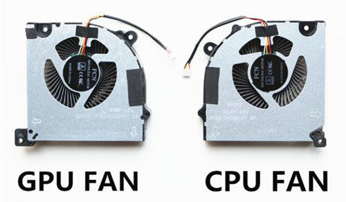 CPU+GPU-Lüfter 4-polig für Clevo Pb50 Pb50ef Pb50df Pb50re Pb50er Pb50rd