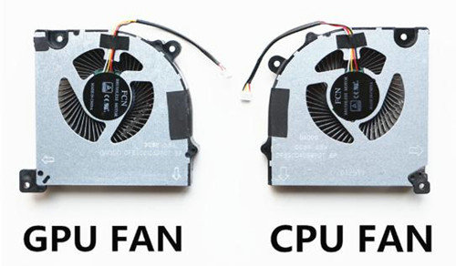 CPU+GPU-Lüfter 4-polig für Clevo DFS2004059P0T FM2J DFS2001059P0T FM2K