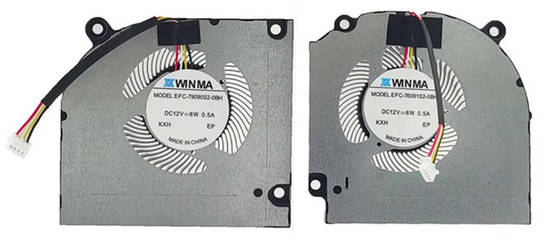 CPU+GPU-Lüfter 12V für Clevo Pd70 Pd71 Gx8r9 EFC-79090S2-0BH EFC-76091S2-0BH