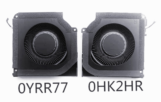 CPU+GPU-Lüfter für Dell 0HK2HR 0YRR77 EG75070S1-CB70-S9A EG75070S1-CB80-S9A