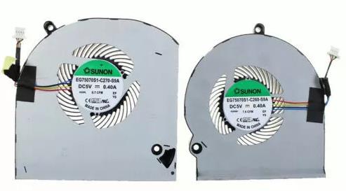 CPU+GPU-Lüfter für Dell EG75070S1-C260-S9A EG75070S1-C270-S9A