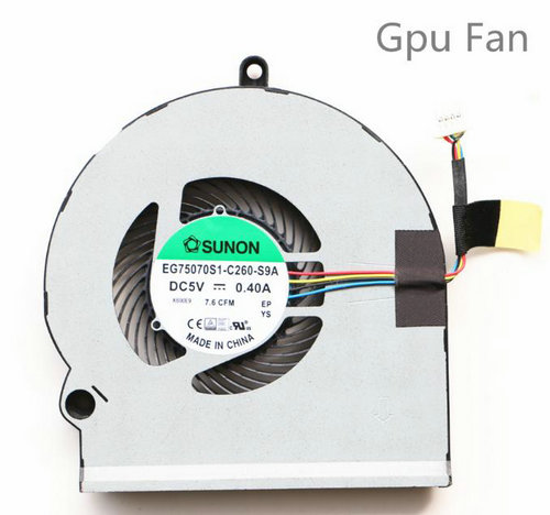 GPU-Lüfter Dell Alienware15 R3 R4 EG75070S1-C270-S9A