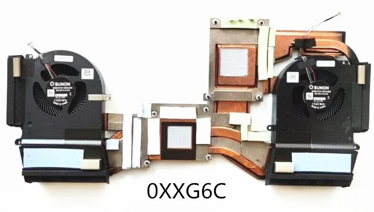 lüfter+Kühlkörper für Dell Alienware Area-51m R2 0XXG6C AT2RE003ZCL AT2RE003ZAL