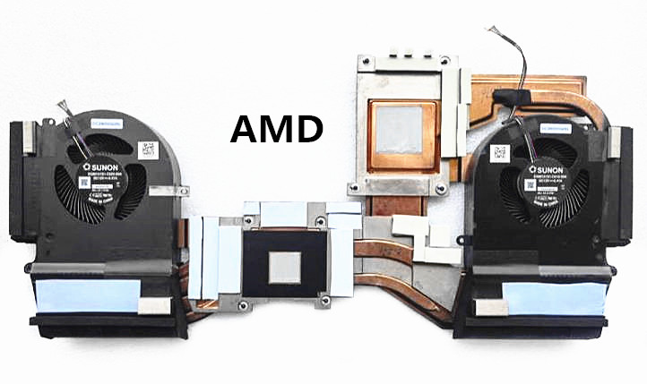 lüfter+Kühlkörper AMD für Dell Alienware Area 51m R2 0871RD AT2RE002ZAL