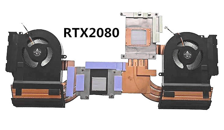 lüfter+Kühlkörper RTX2070/2080 für Dell Alienware Area-51m 0FY4CJ AT2F1005DT0