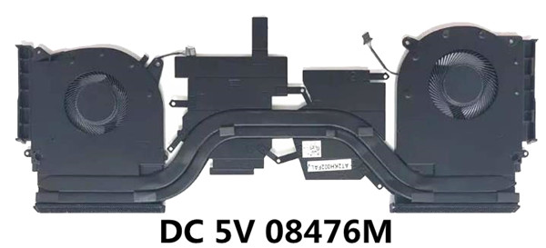 lüfter+Kühlkörper GTX1650 N18P 5V für Dell Alienware M15 R2 08476M AT2KH002FAL