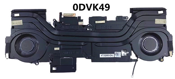 lüfter+Kühlkörper 125W AMD für Dell Alienware m15 R7 0DVK49 AT3Q8001ZAL