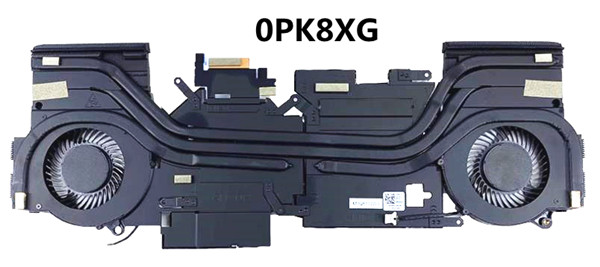 lüfter+Kühlkörper 80W AMD für Dell Alienware m15 R7 0PK8XG AT3Q8002ZCL