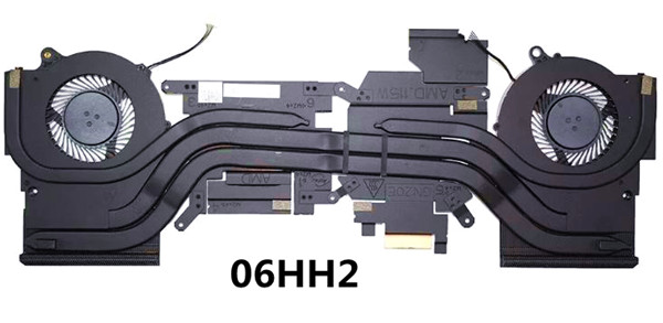 lüfter+Kühlkörper 115W AMD für Dell Alienware m15 Ryzen R5 06HH2 AT3AS002ZAL