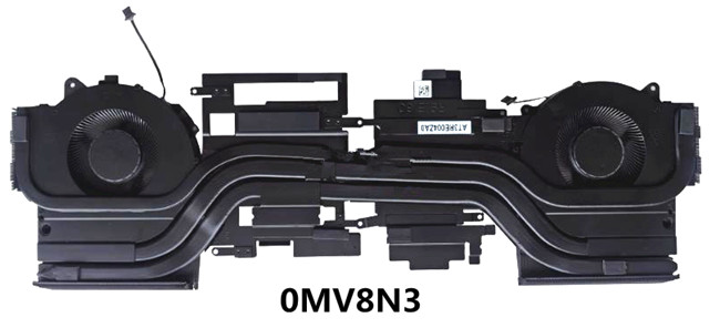 lüfter+Kühlkörper 12V für Dell Alienware M17 R5 0MV8N3 AT3RE004ZA0
