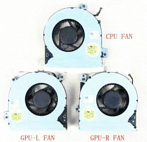 CPU+GPU-Lüfter für Dell DFS601305PQ0T DFS602205M30T