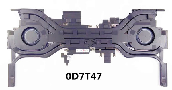 lüfter+Kühlkörper für Dell Alienware X16 R1 0D7T47 AT3WD003ZAL