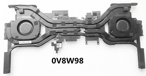 lüfter+Kühlkörper für Dell Alienware X16 R1 0V8W98 AT3WD007ZAL